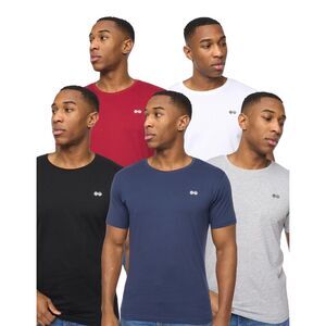Crosshatch Mens Dellmere T-Shirt (Pack of 5) / Multicolored